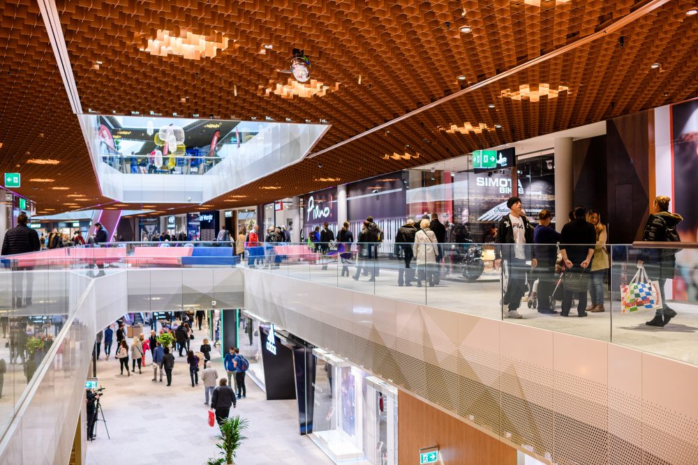 Impressionen von der Eroeffnung der Mall Of Switzerland, fotografiert am Mittwoch, 8. November 2017 in Ebikon. (PPR/Manuel Lopez).